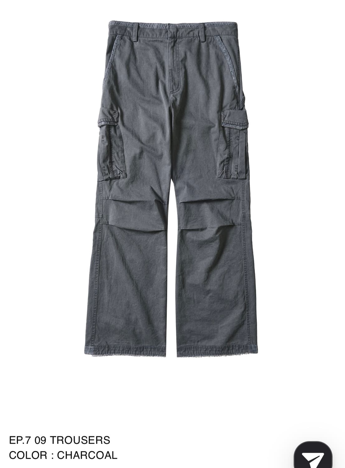 엑슬림 ep7 09 트라우저 차콜 m 상품이미지1