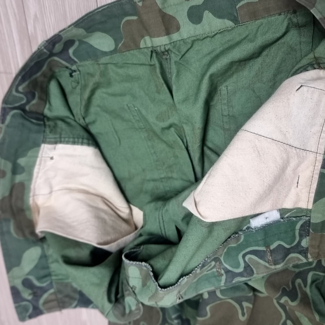 70년대 해병대 카모플라쥬 패턴 밀리터리 바지(30) 상품이미지8