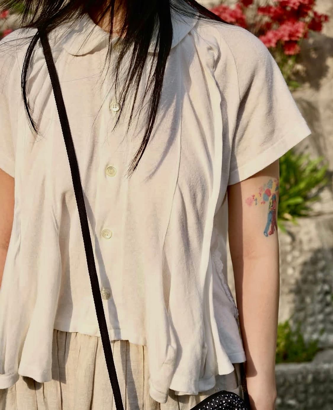 Comme des Garçons white button top 상품이미지3