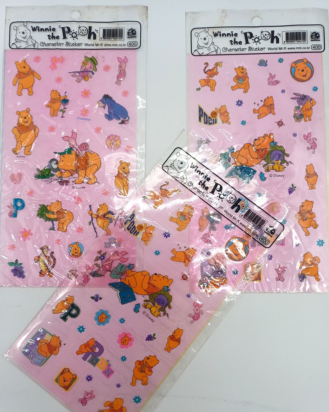 곰돌이 푸 위니더푸 다이어리 꾸미기 스티커 고전문구 상품이미지4