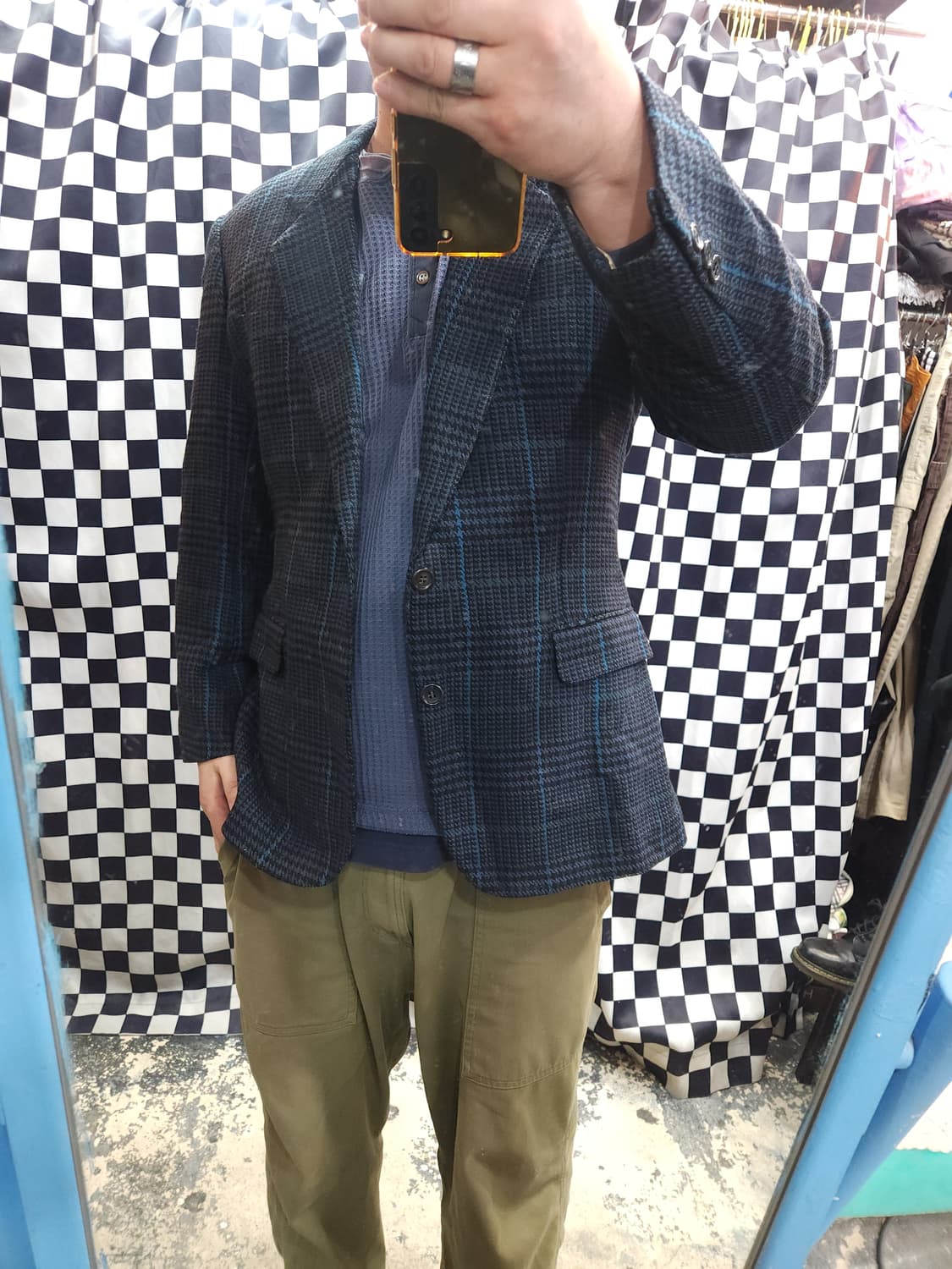 입생로랑 90s YSL 하운드투스 체크 블레이저

 상품이미지6