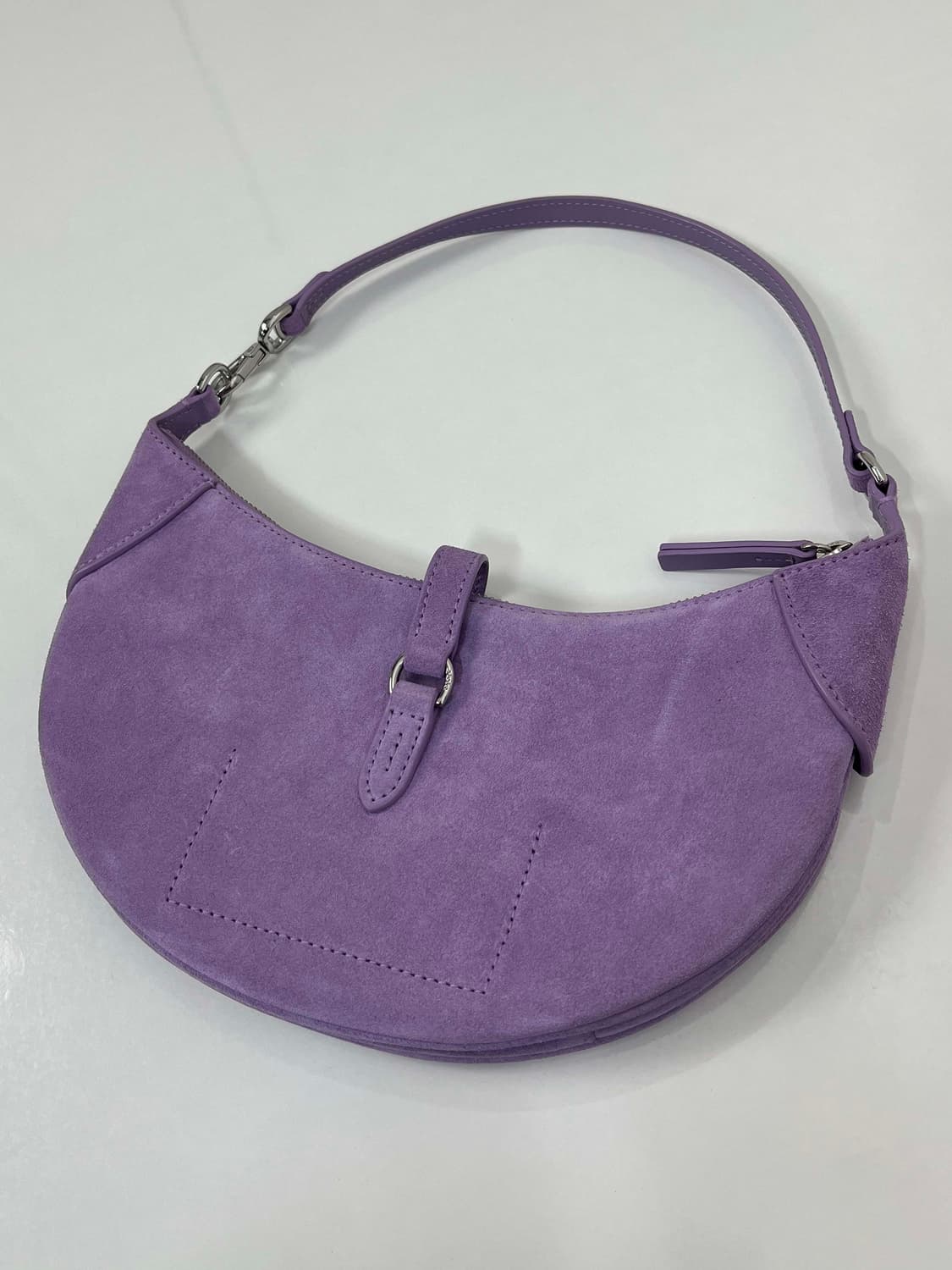 폴로 랄프로렌 폴로 ID 로얄퍼플 스웨이드 미니 숄더백 상품이미지4