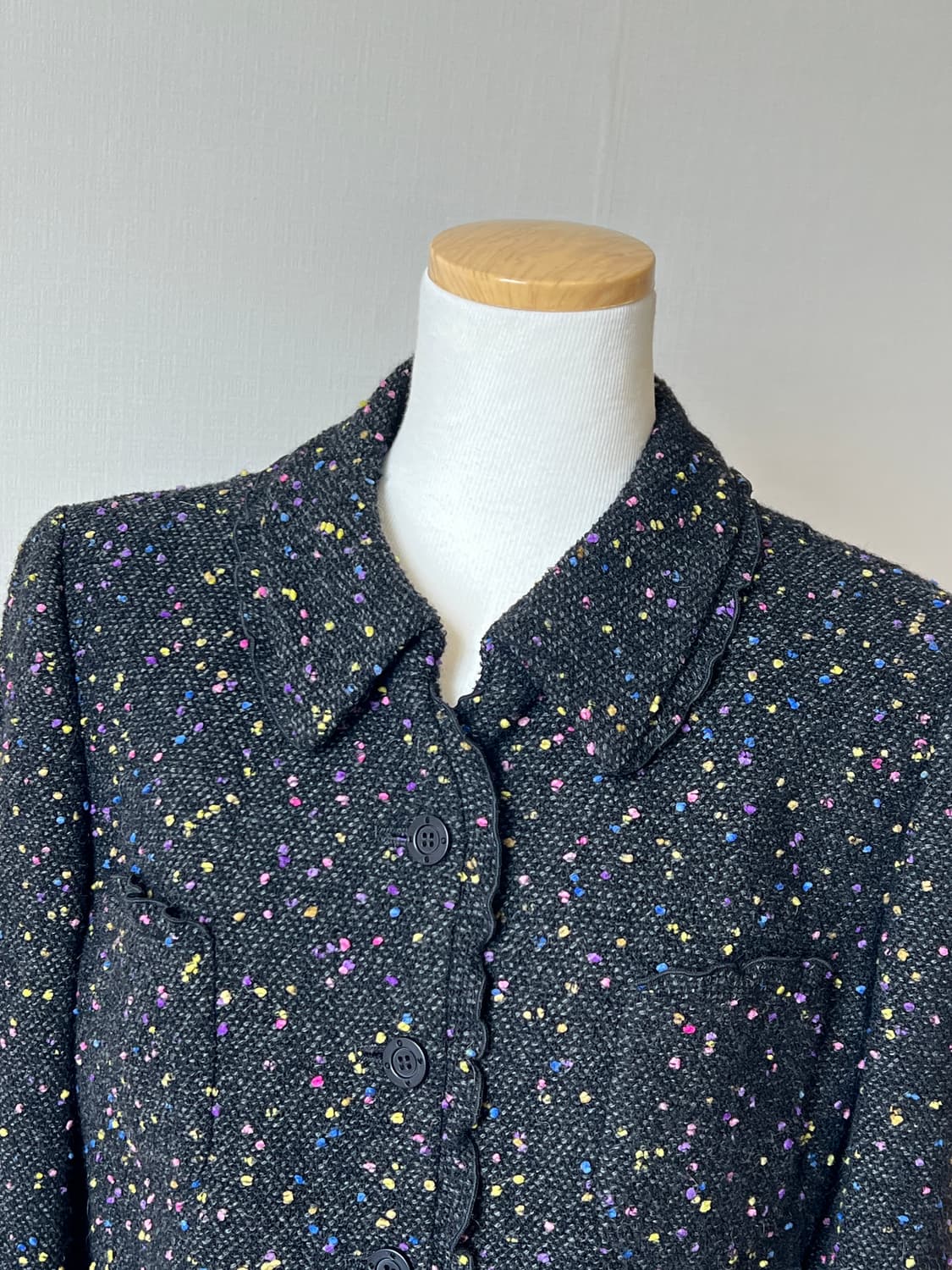 Hardy Amies frill tweed jacket 상품이미지3