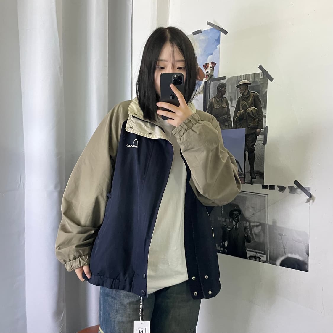헤드 리버시블 올드스쿨 바람막이 XL 상품이미지2