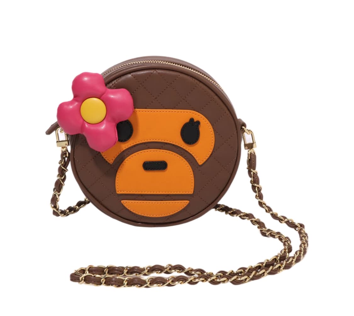 베이프 베이비 리사 퀼팅 숄더백 브라운 상품이미지2