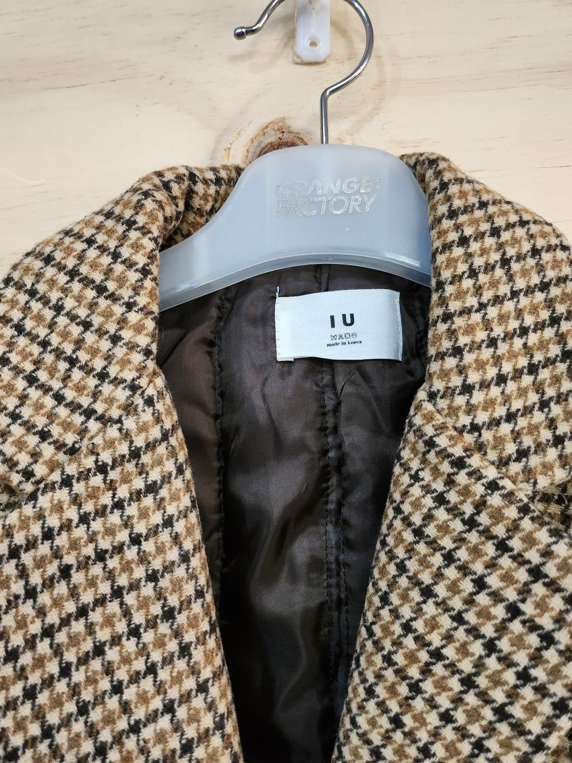 506) 누빔안감 체크 자켓 상품이미지4