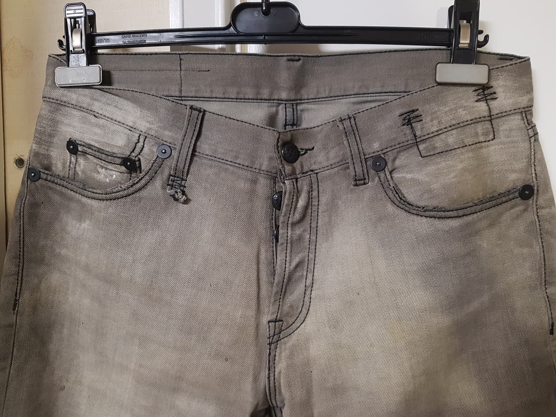 R13 워시드그레이 슬림핏 데님팬츠 상품이미지4