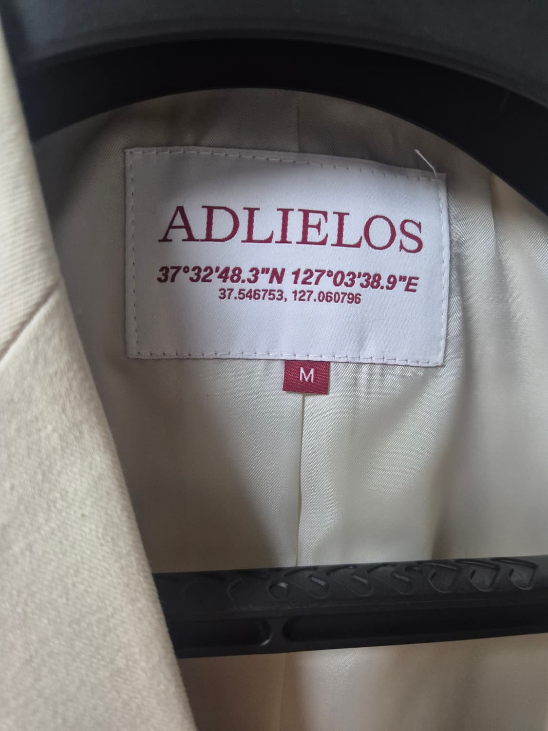 ADLIELOS 아이보리색 블레이저 자켓 M사이즈 상품이미지2