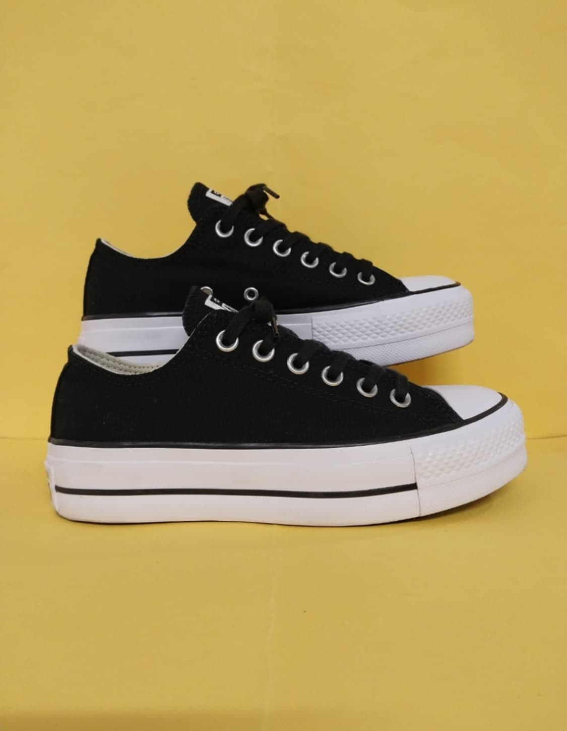 여성 컨버스 척테일러 올스타 리프트 블랙 운동화 (230) 상품이미지3