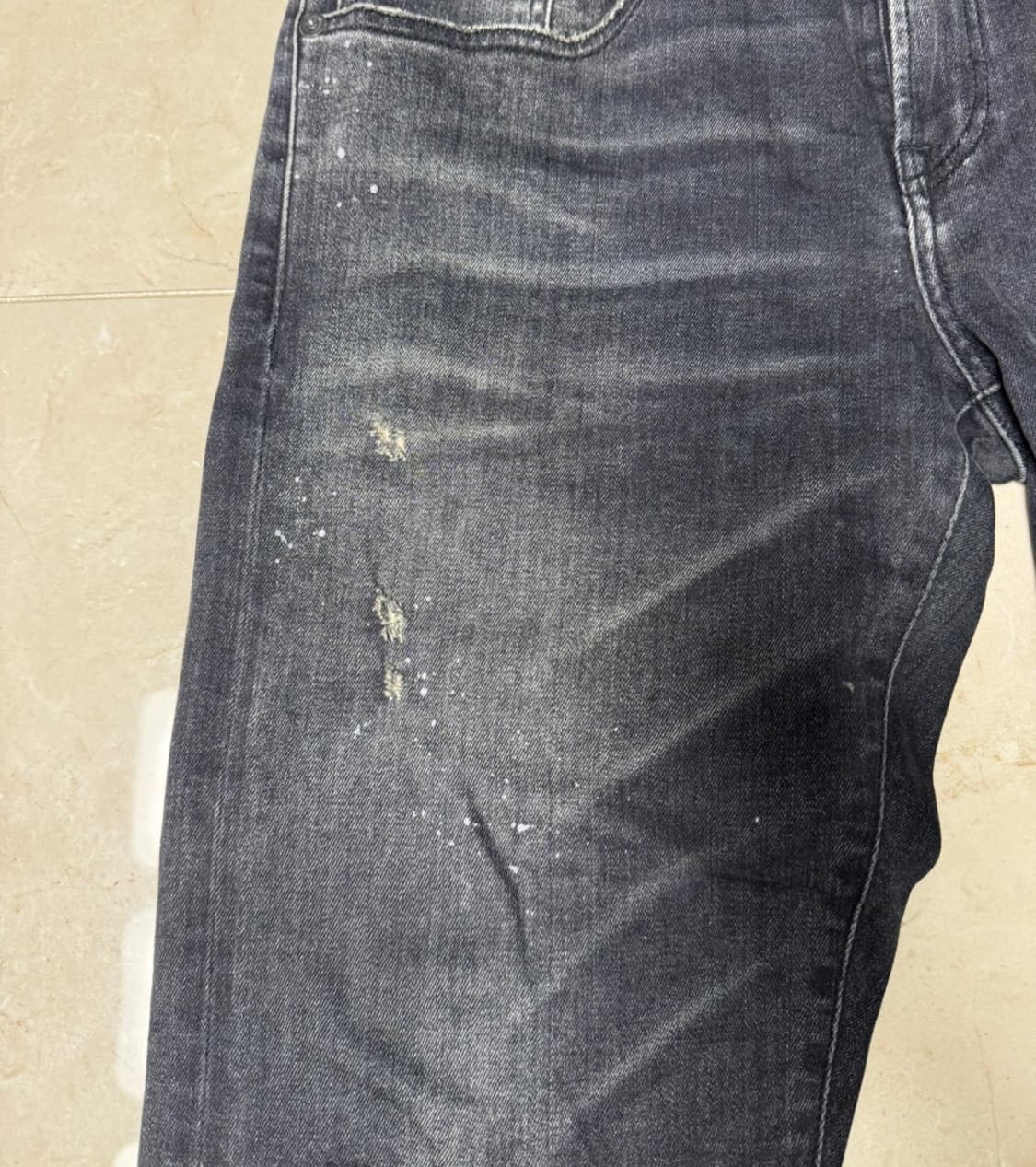 R13 블랙워싱데님(boy핏) 상품이미지2