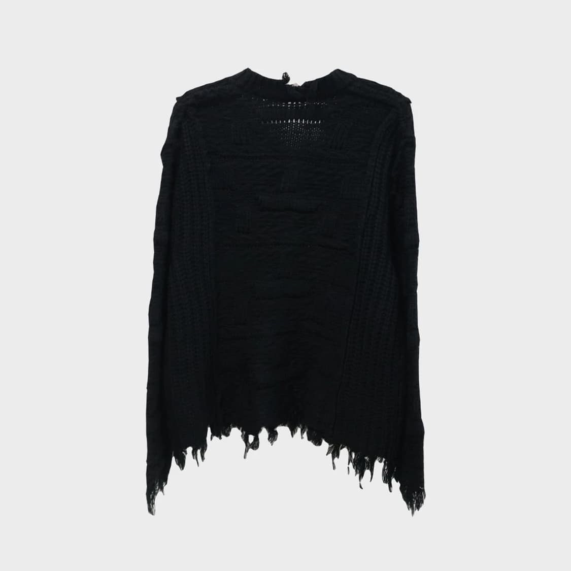 지알엘 데미지 포인트 블랙 가디건 60514 상품이미지2