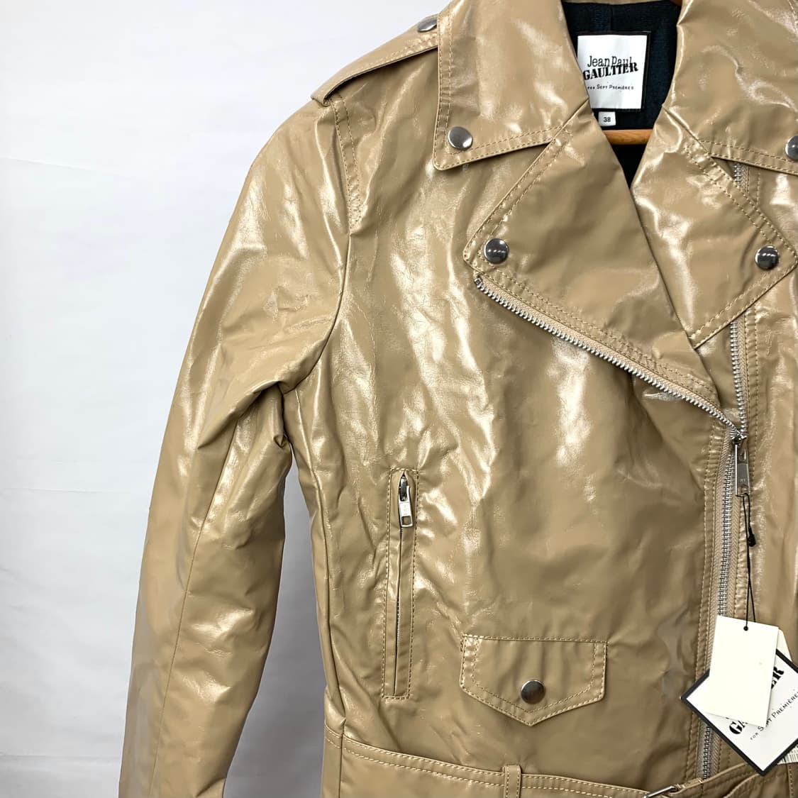 장 폴 고티에 에나멜 라이더 자켓 상품이미지6