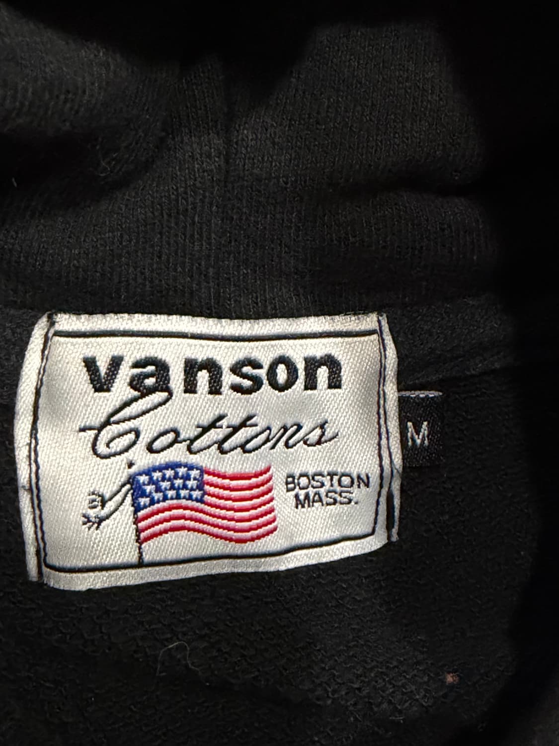 밴슨 스컬 자수 스트라이프 후드 상품이미지9