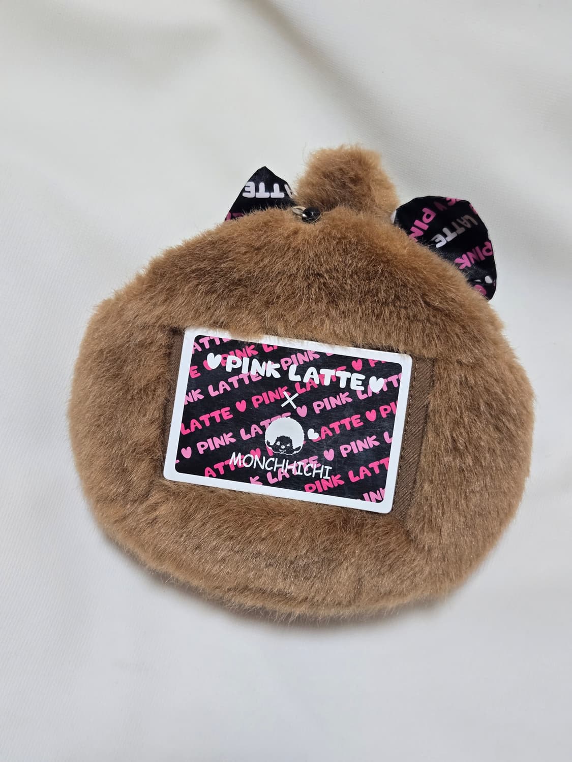 몬치치 핑크라떼 스트랩 파우치 지갑 상품이미지5