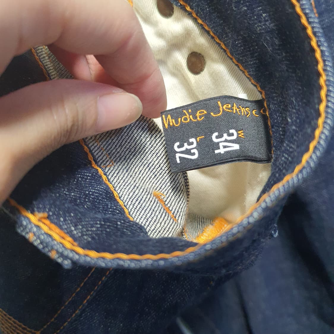 누디진 생지 데님 팬츠  상품이미지6