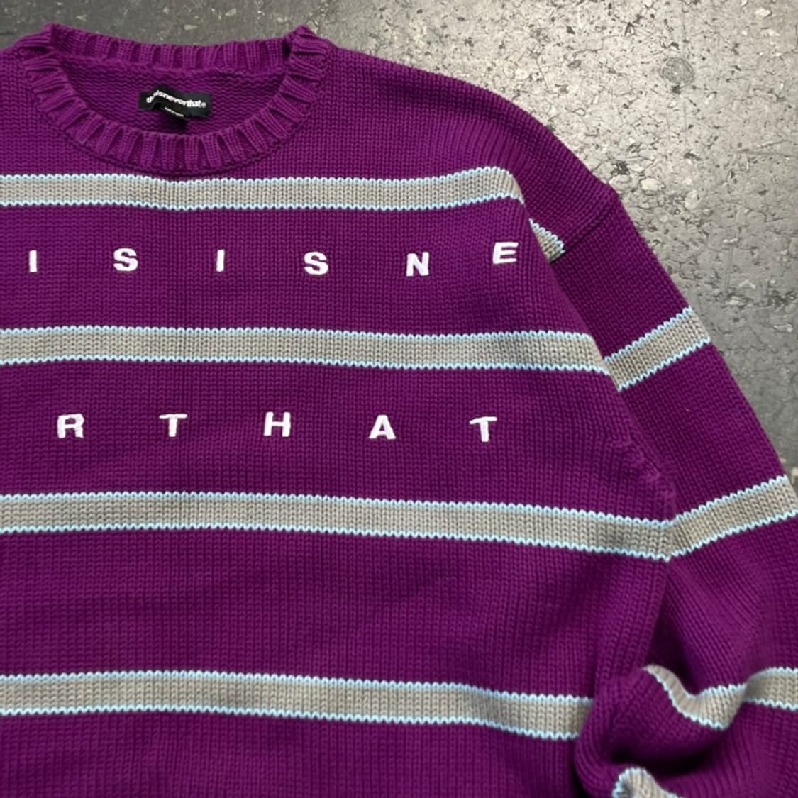 100 디스이즈네버댓 니트 상품이미지2