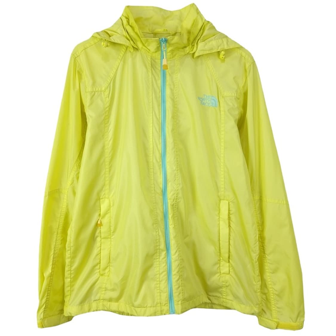 [노스페이스] 로고 자수 경량 후드 바람막이 자켓 레몬 M20094 상품이미지2