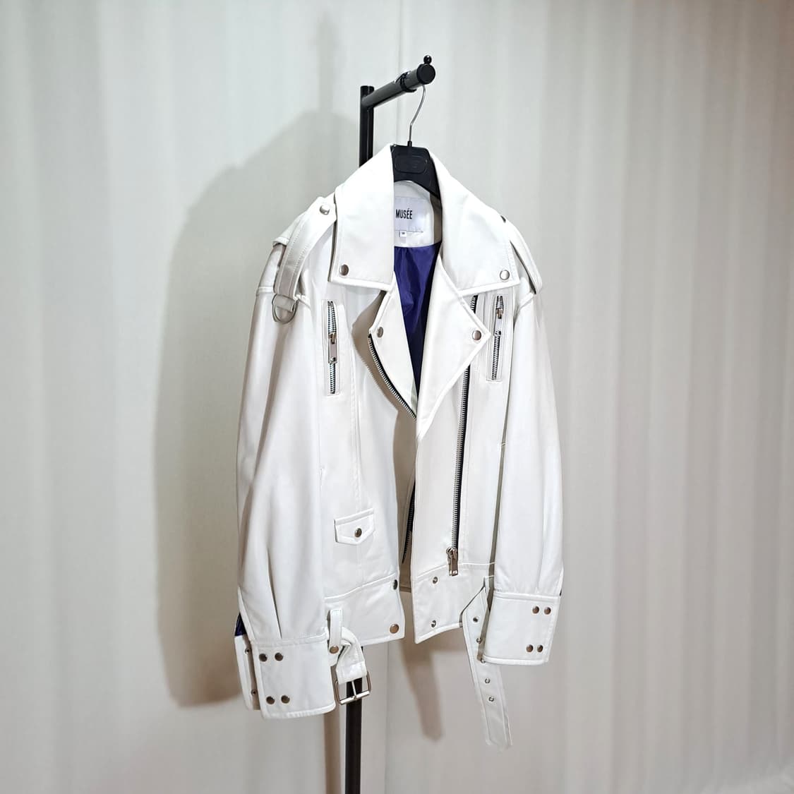 (택포) 뮤제 오버핏 이태리 수입 양가죽 자켓 38 B3 상품이미지3