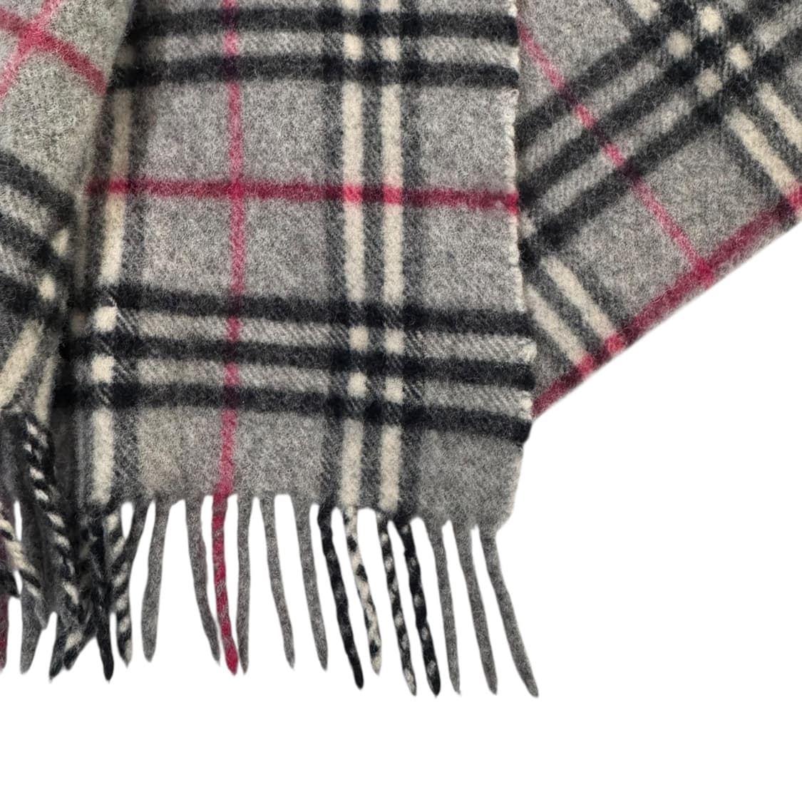 정품 버버리 노바체크 그레이 머플러 상품이미지3