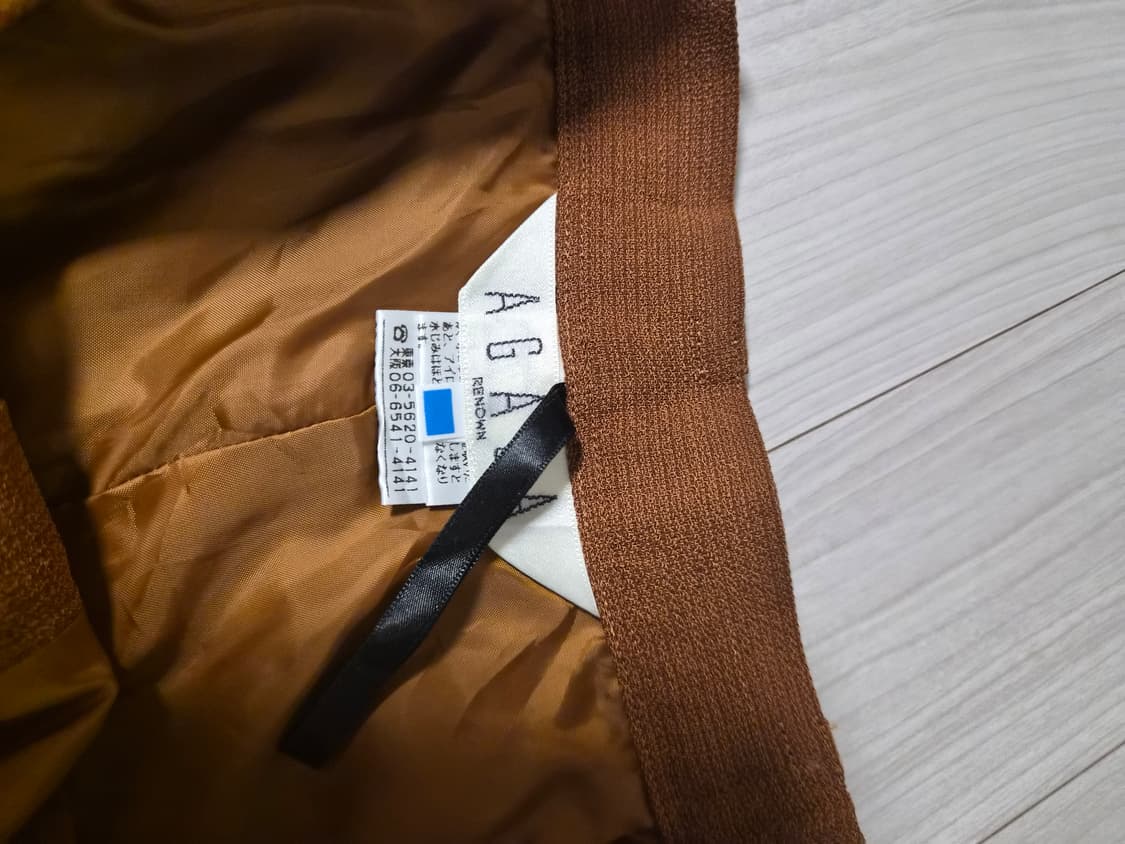 [새상품/일본] AGASA 레나운 브라운 핀턱 와이드 슬랙스 (72-7 상품이미지4