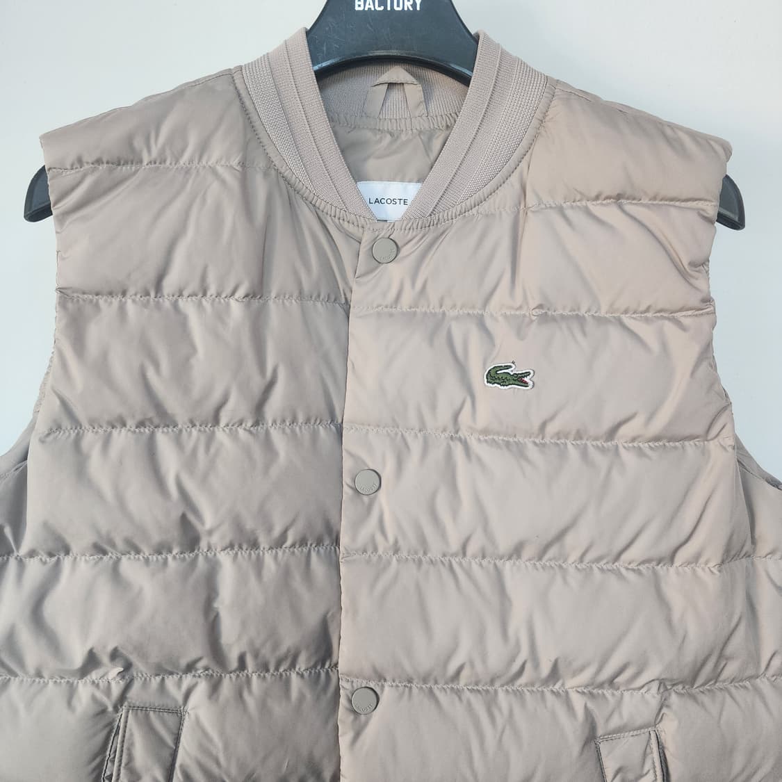 라코스테 아동 패딩 조끼 베이지 상품이미지2