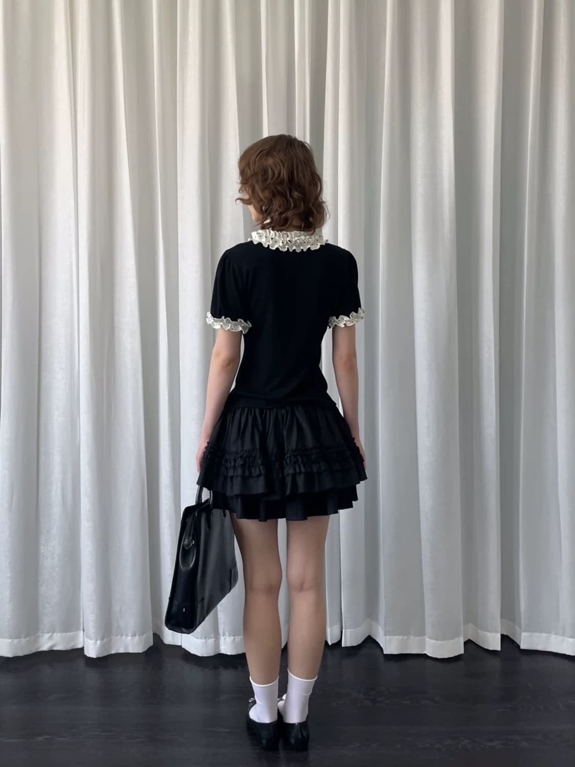 LooseSmell 러플 미니스커트 상품이미지3