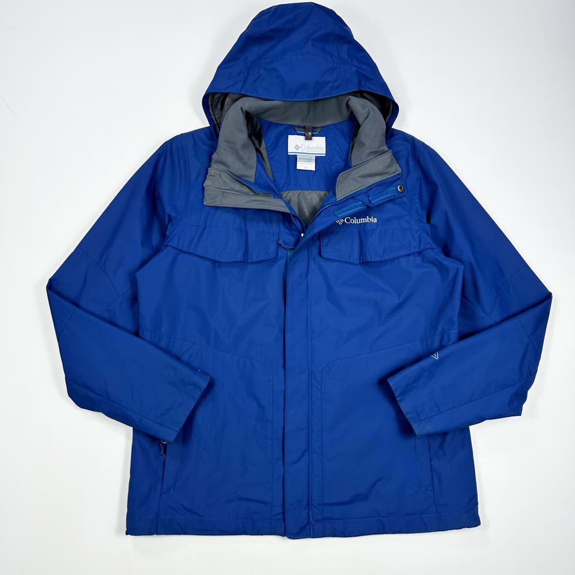 컬럼비아 옴닉테크 풀오버 블루 바람막이 자켓 (M) 상품이미지2