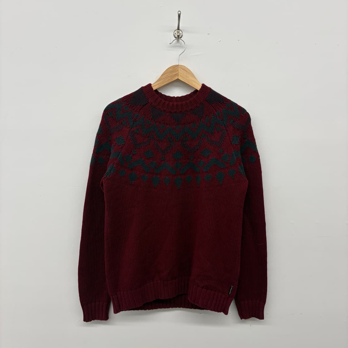 알마니 패턴 니트 스웨터 남L 상품이미지6