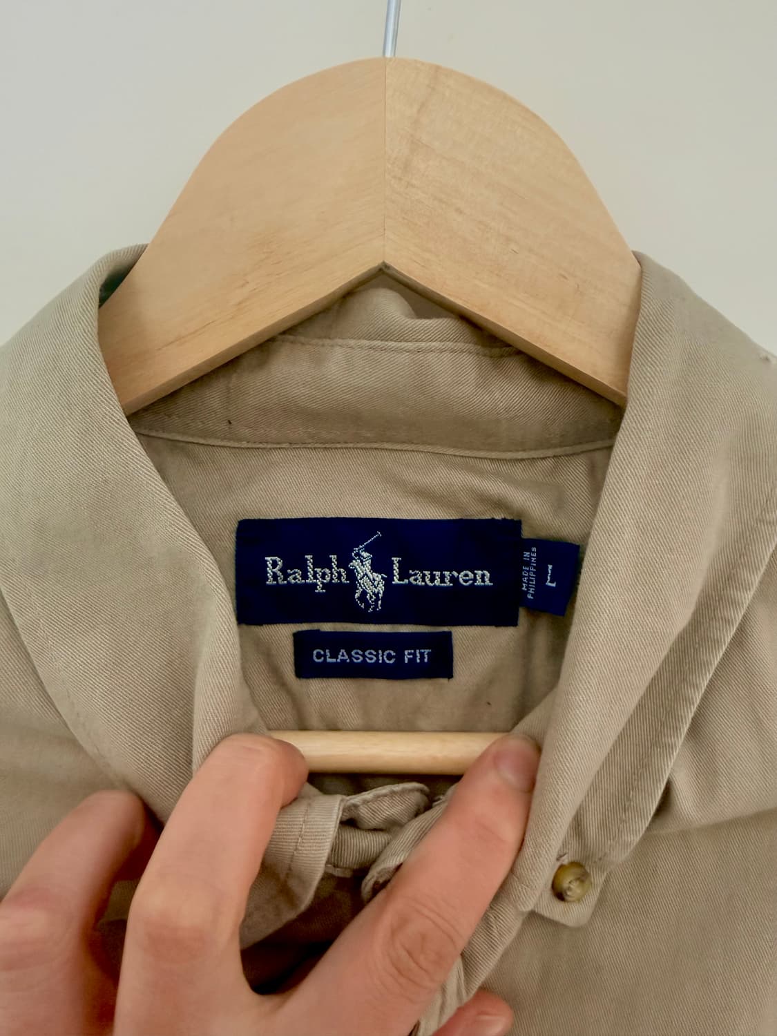 폴로 코튼 솔리드 셔츠 S/S  상품이미지2