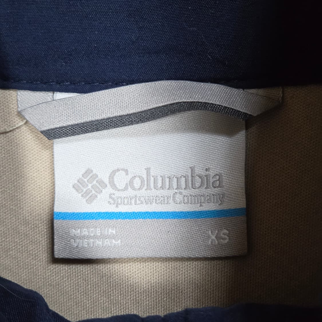 컬럼비아 베이지 네이비 뽀글이 후리스 집업 상품이미지9