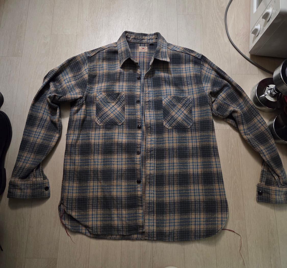 슈가케인 sugar cane 플라넬셔츠 팝니다 아메카지 워크웨어 상품이미지1