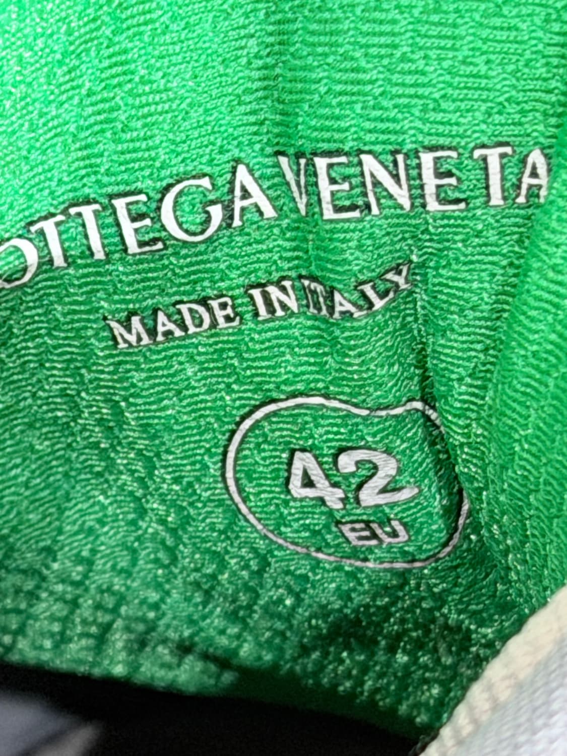 (A+/42) / 보테가 베네타 오르빗 스니커즈 실버 패러킷 그린 컬러 상품이미지9