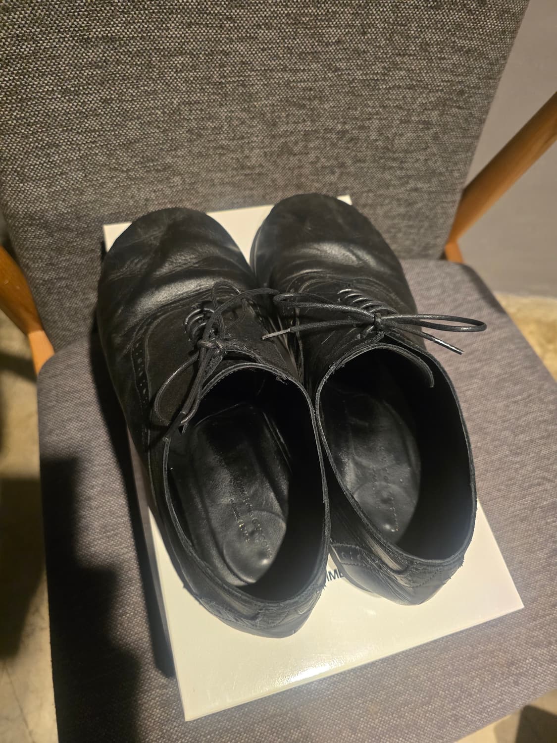 꼼데가르송 옴므플러스 퍼포레이티드 디테일 브로그 더비 옥스포드 상품이미지3