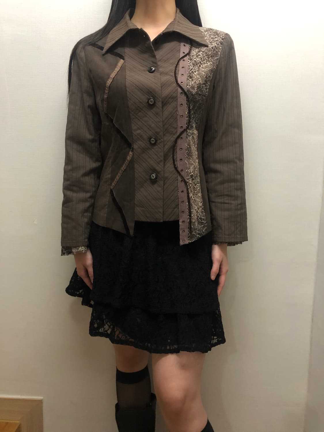 빈티지 브라운 오리엔탈 자켓 상품이미지2