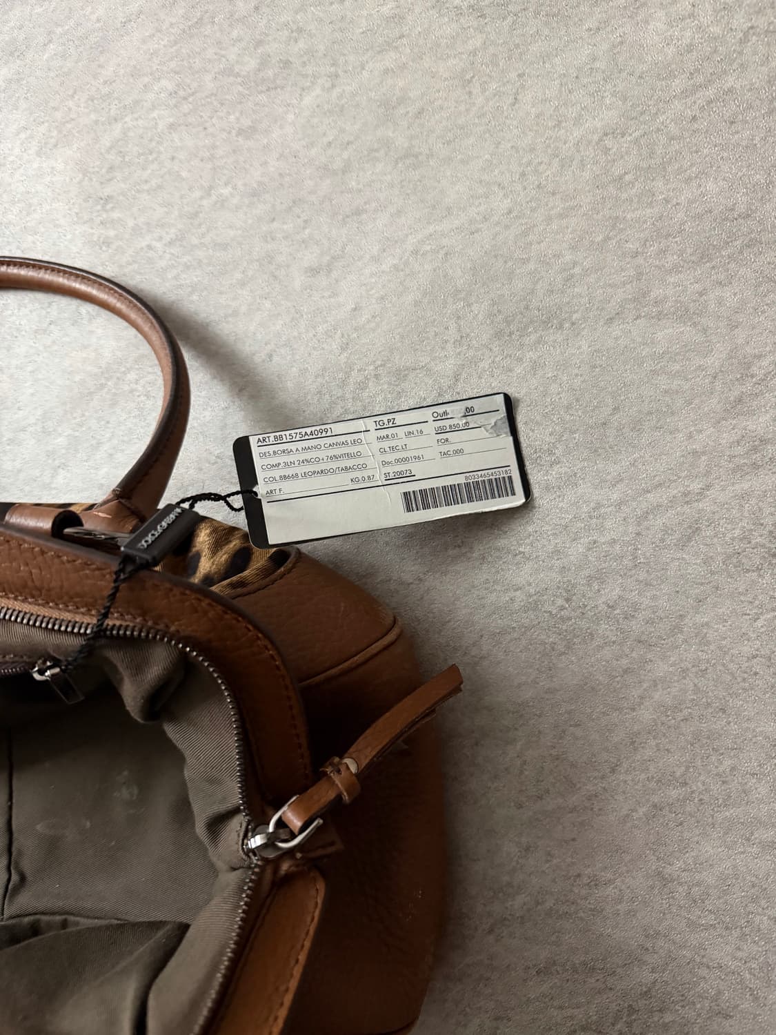 돌체앤가바나 레오파드 숄더백 상품이미지7