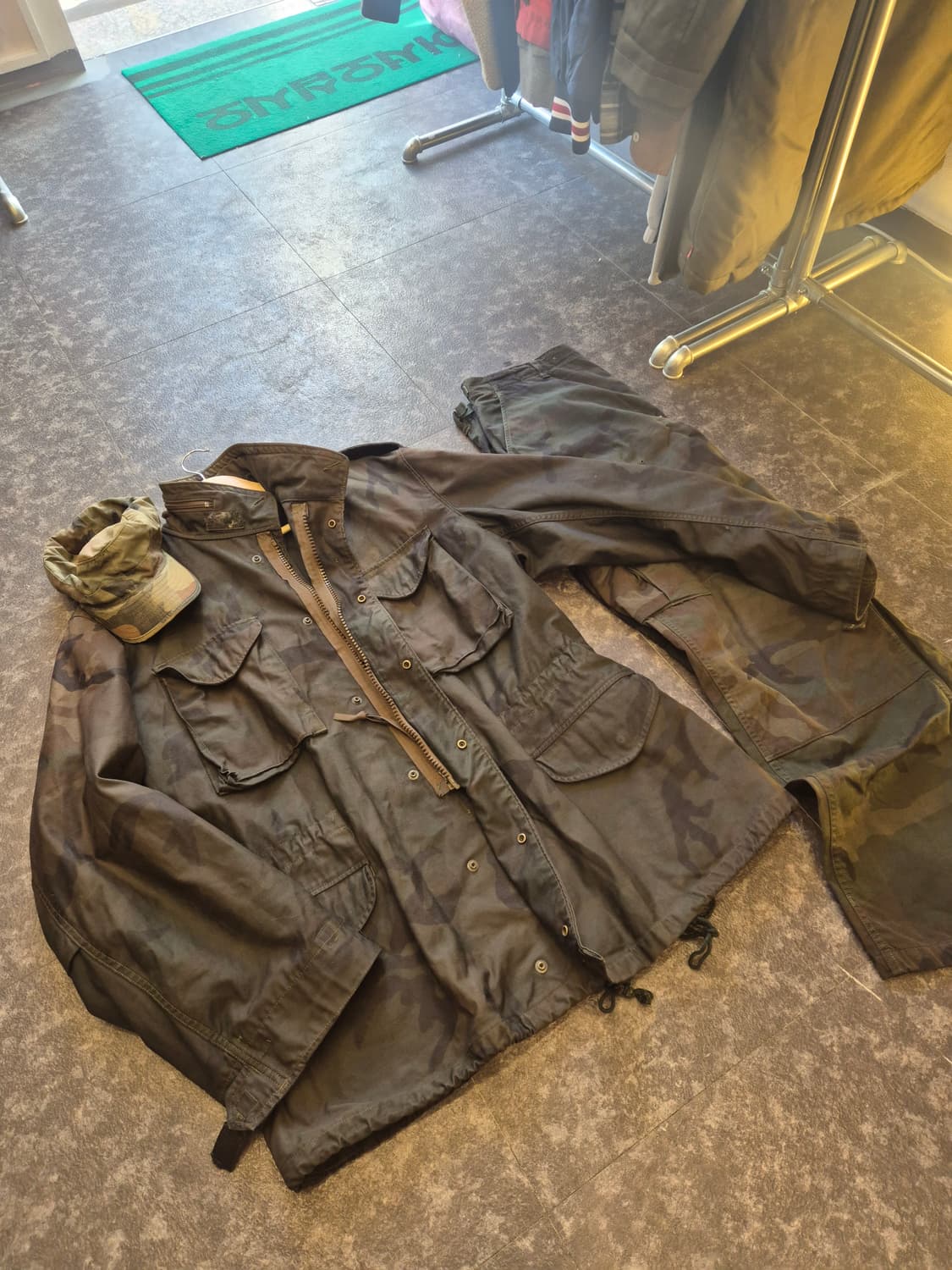 미군 M-65 필드 재킷 +바지 +모자 세트 상품이미지1