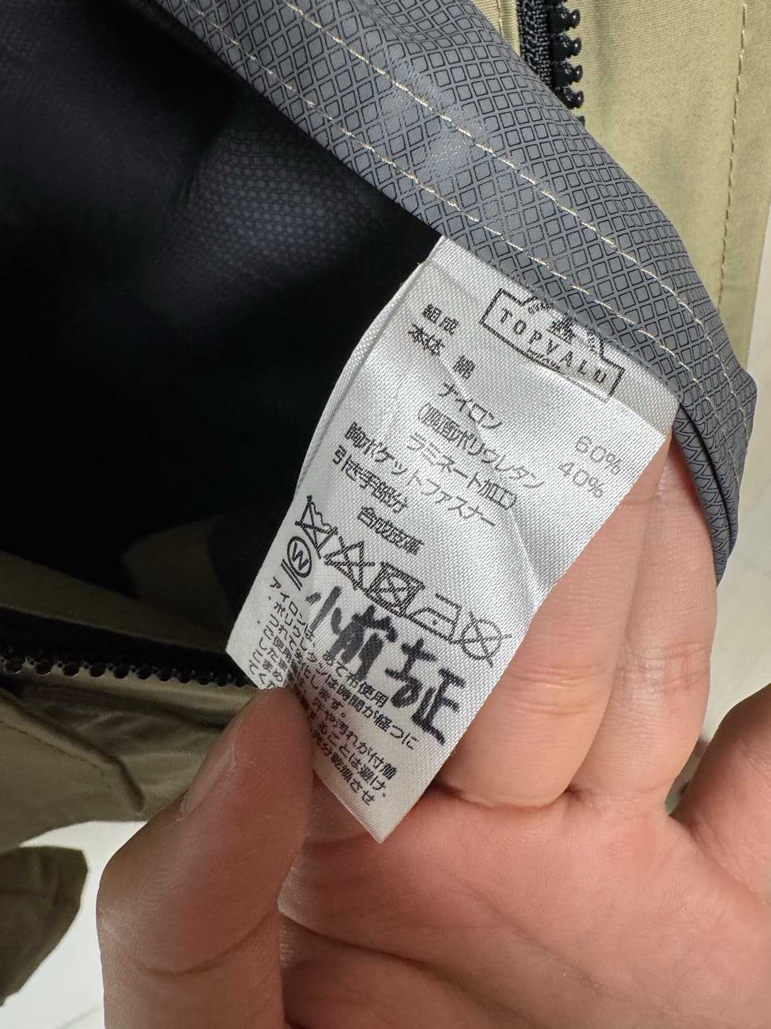 일본 빈티지 TOPVALU 바람막이 상품이미지4