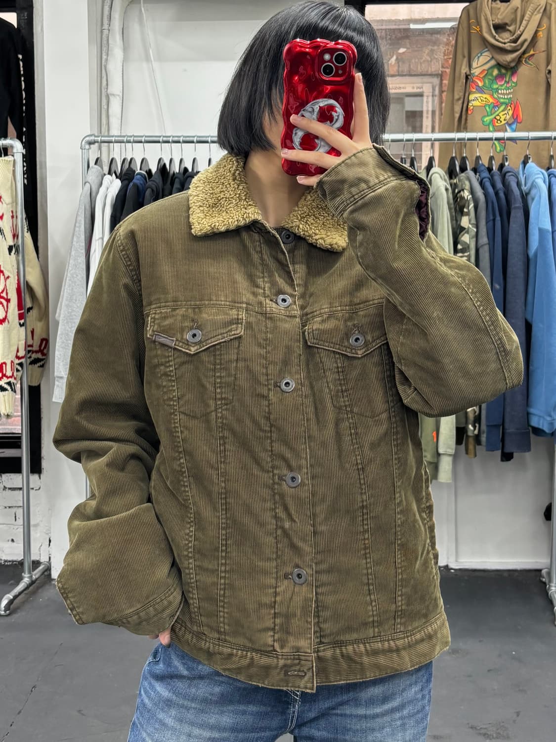 VTG 코듀로이 쉐르파 자켓 상품이미지3