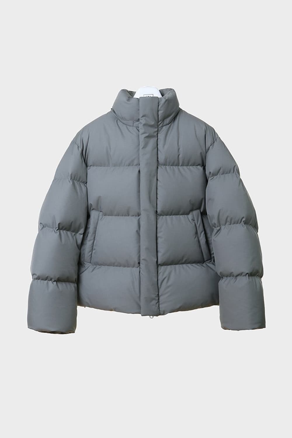 [M] 더티셔츠뮤지엄 덕다운 숏패딩 그레이 상품이미지3