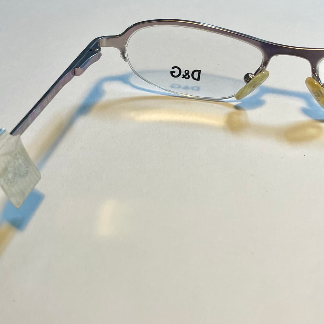 D&G 돌체앤가바나 사의 빈티지 반무테 안경 판매합니다 상품이미지3