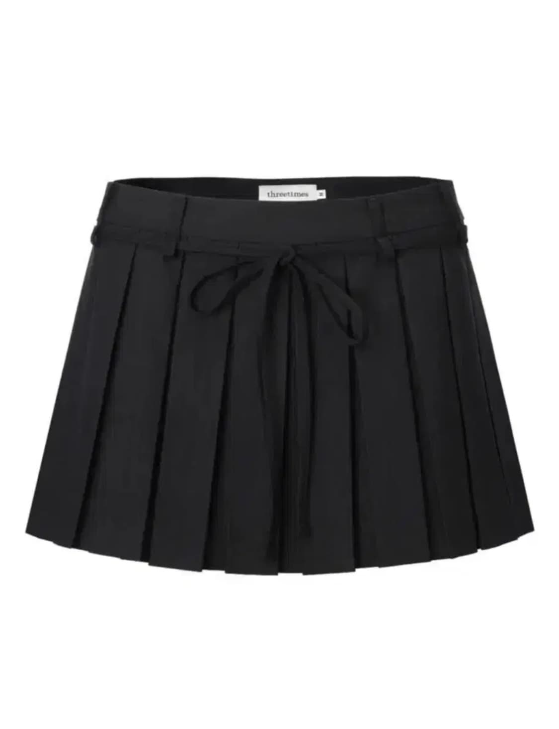 쓰리타임즈 치어리스커트 블랙 S 상품이미지1