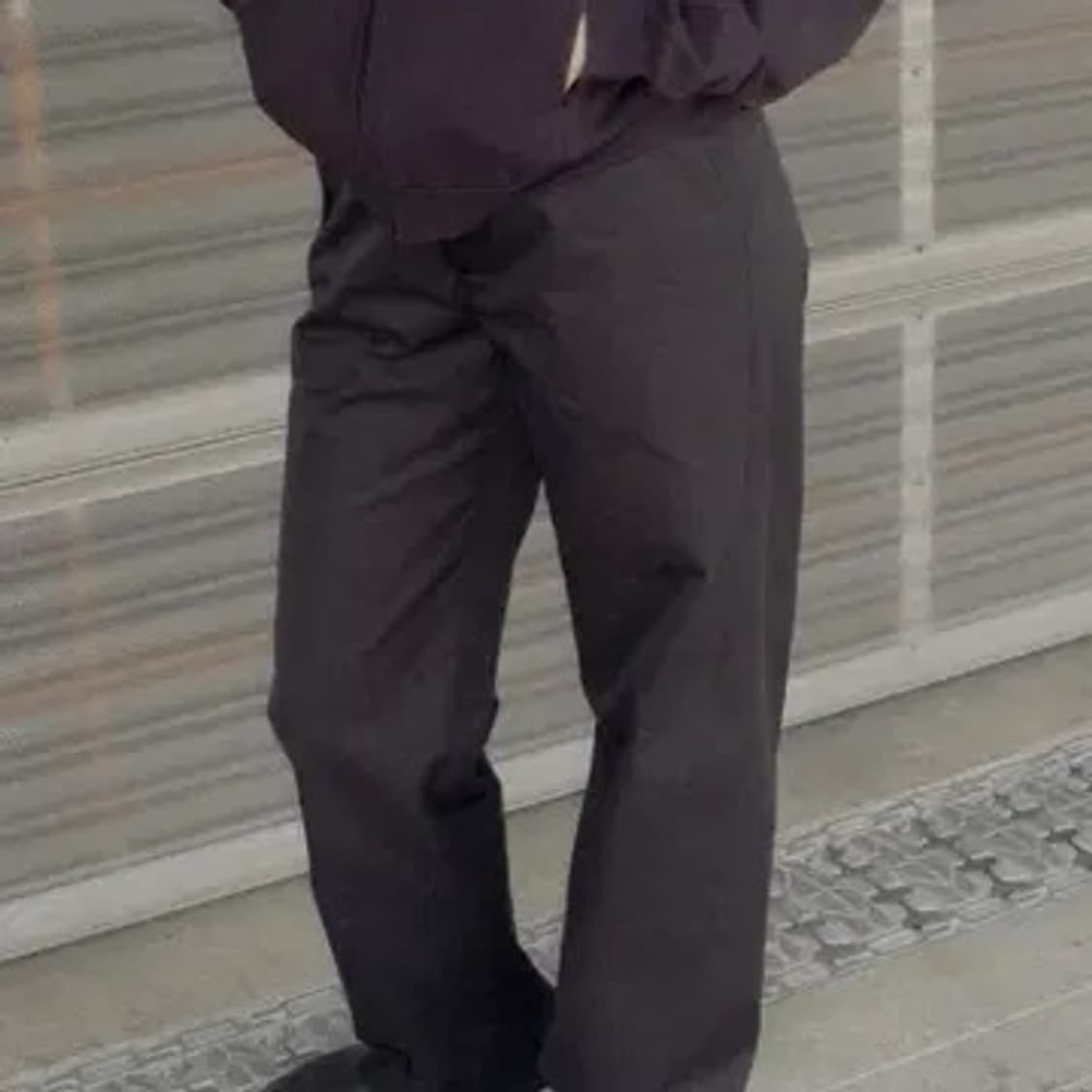 머듈 라운지 블랙 팬츠(2 상품이미지1