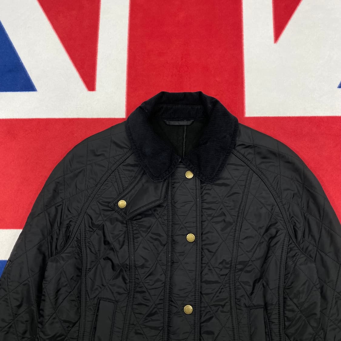  바버 퀼팅 자켓 여성 36 실측66  상품이미지3