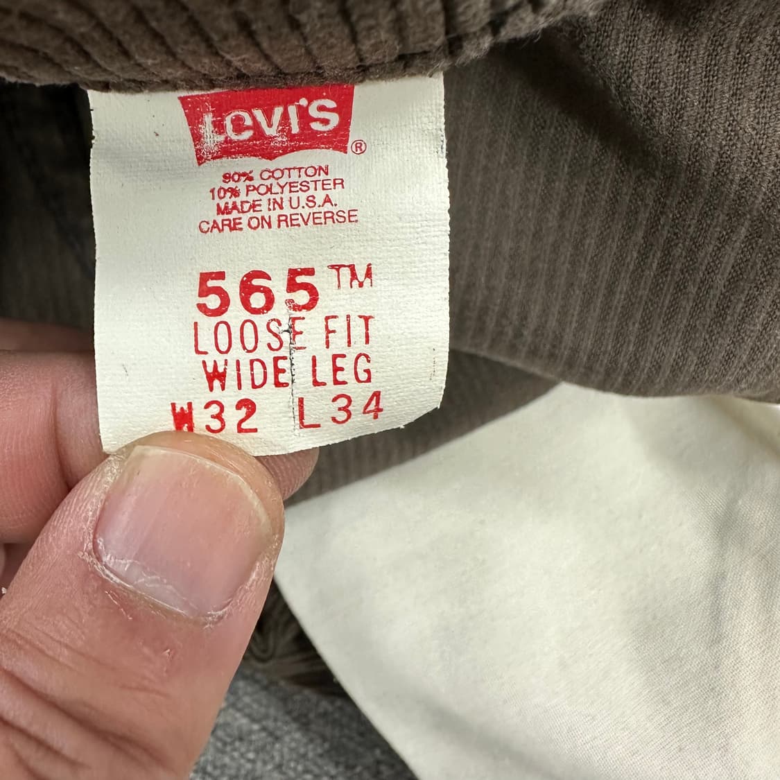 리바이스 코듀로이 팬츠 상품이미지4