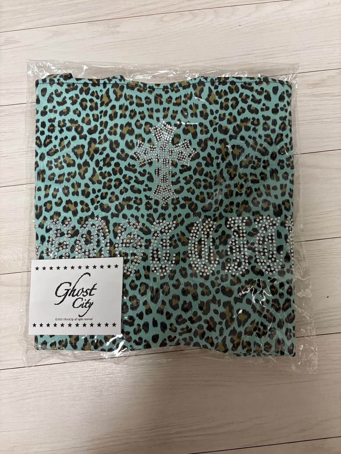 유령도시 Ghostcity Mint Leopard Shoulder Bag 상품이미지2