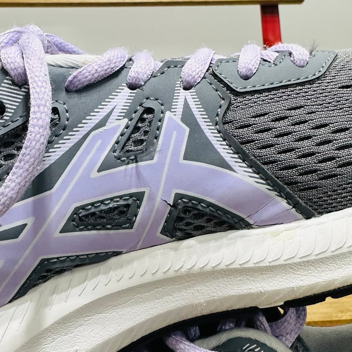 240) 아식스 운동화 여성 여자 신발 젤 컨텐드 그레이 퍼플 상품이미지7