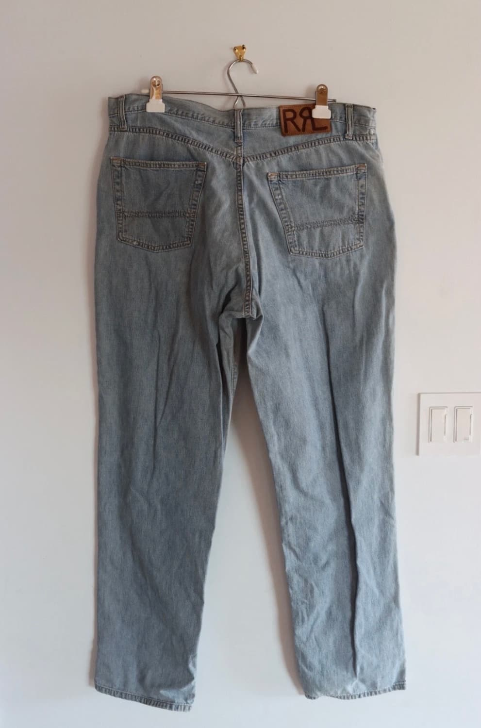 RRL stone wash denim taper jeans 34 상품이미지4