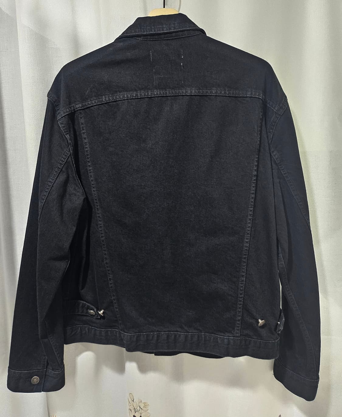 LMOOD 블랙 데님 자켓 L 상품이미지2