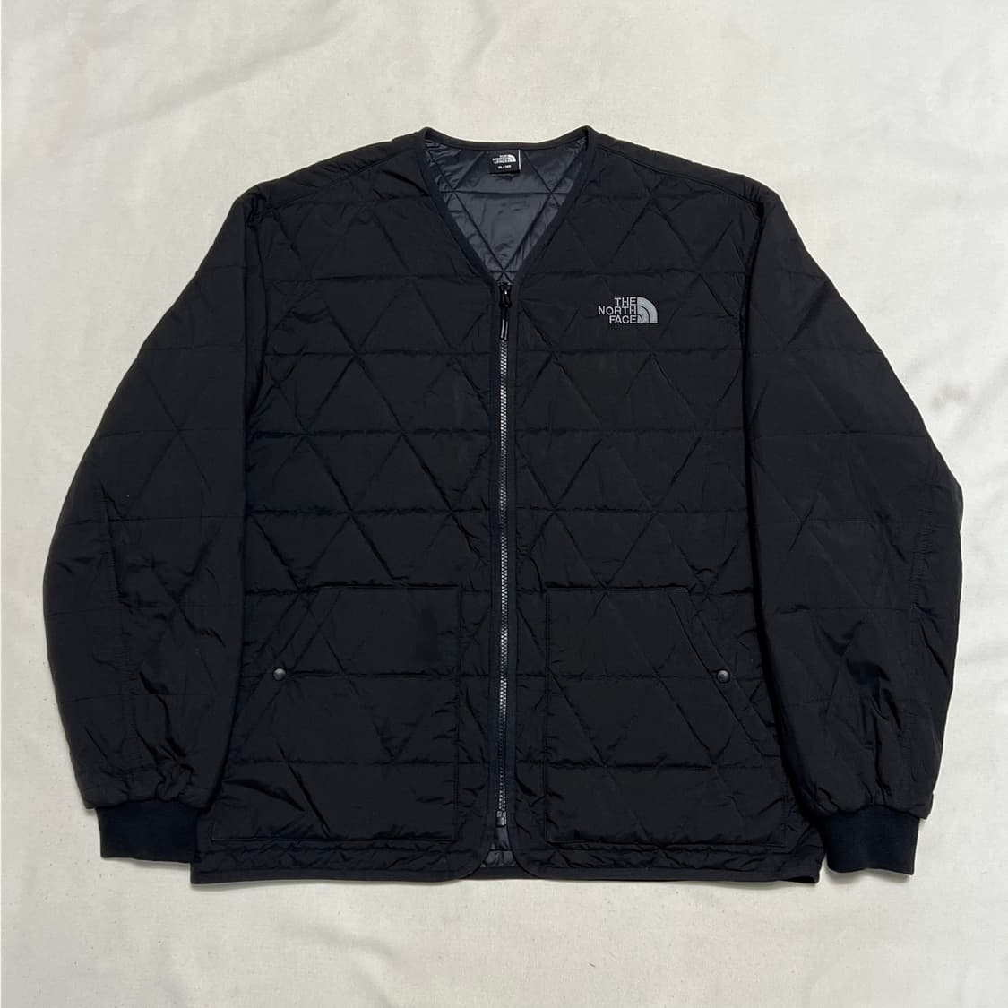 XL 노스페이스 다이아 블랙 퀼팅자켓 상품이미지2