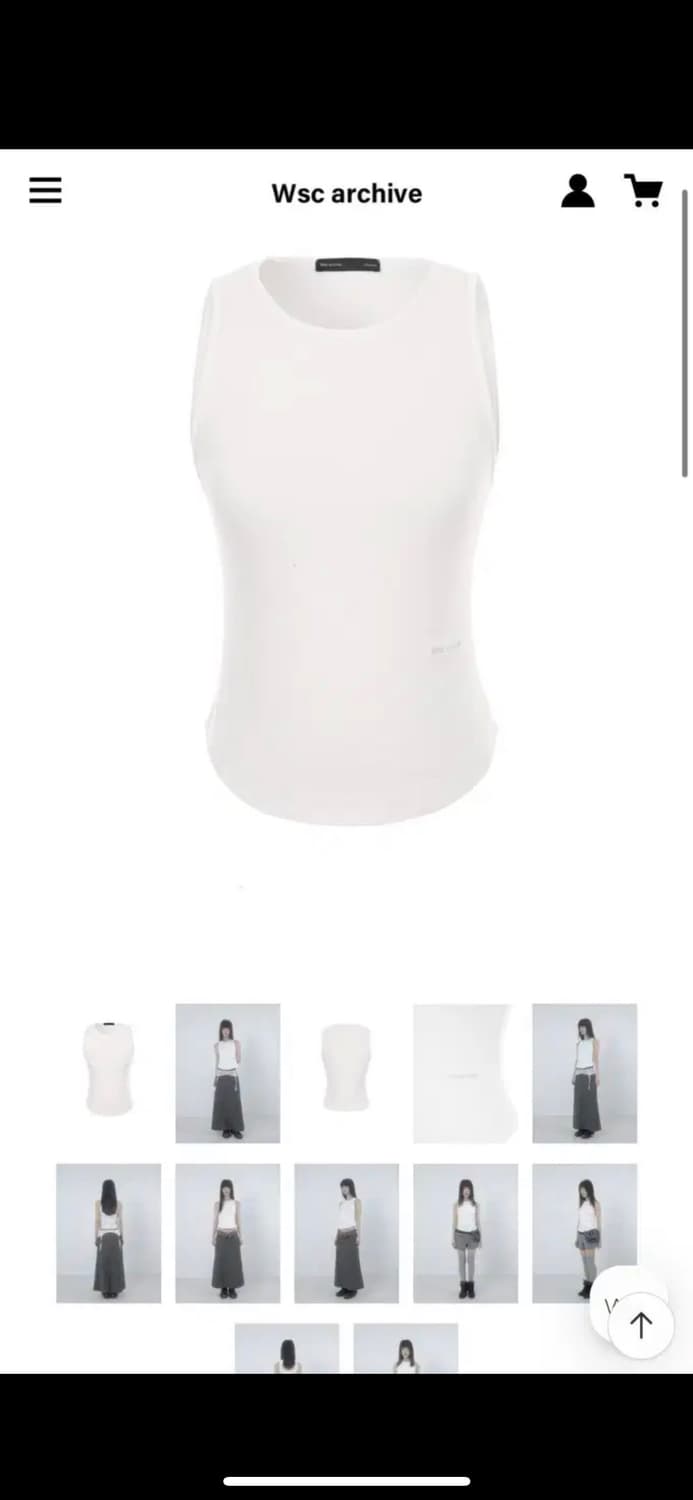wsc아카이브 Essential sleeveless 002 상품이미지1